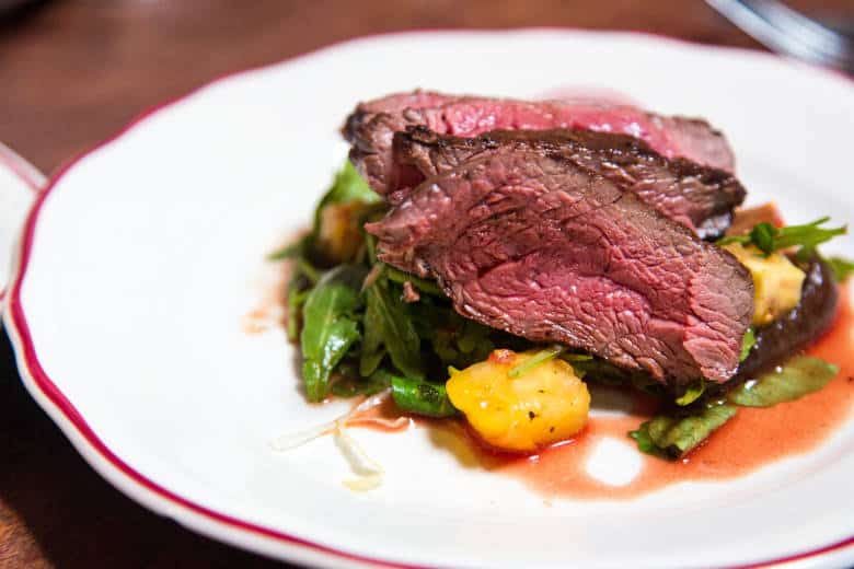 steak and greens iron rich