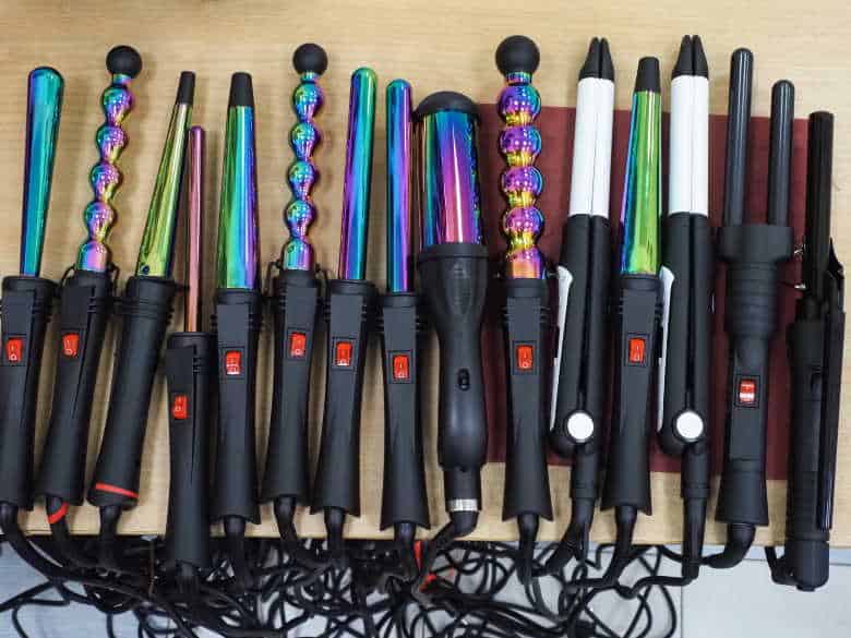 various curling irons